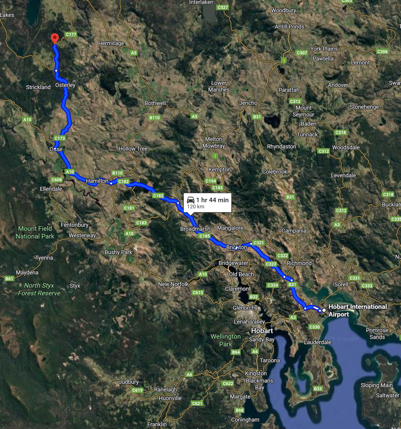 Map to Mountain Wanderlust